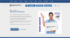 Desktop Screenshot of certdigital.ro